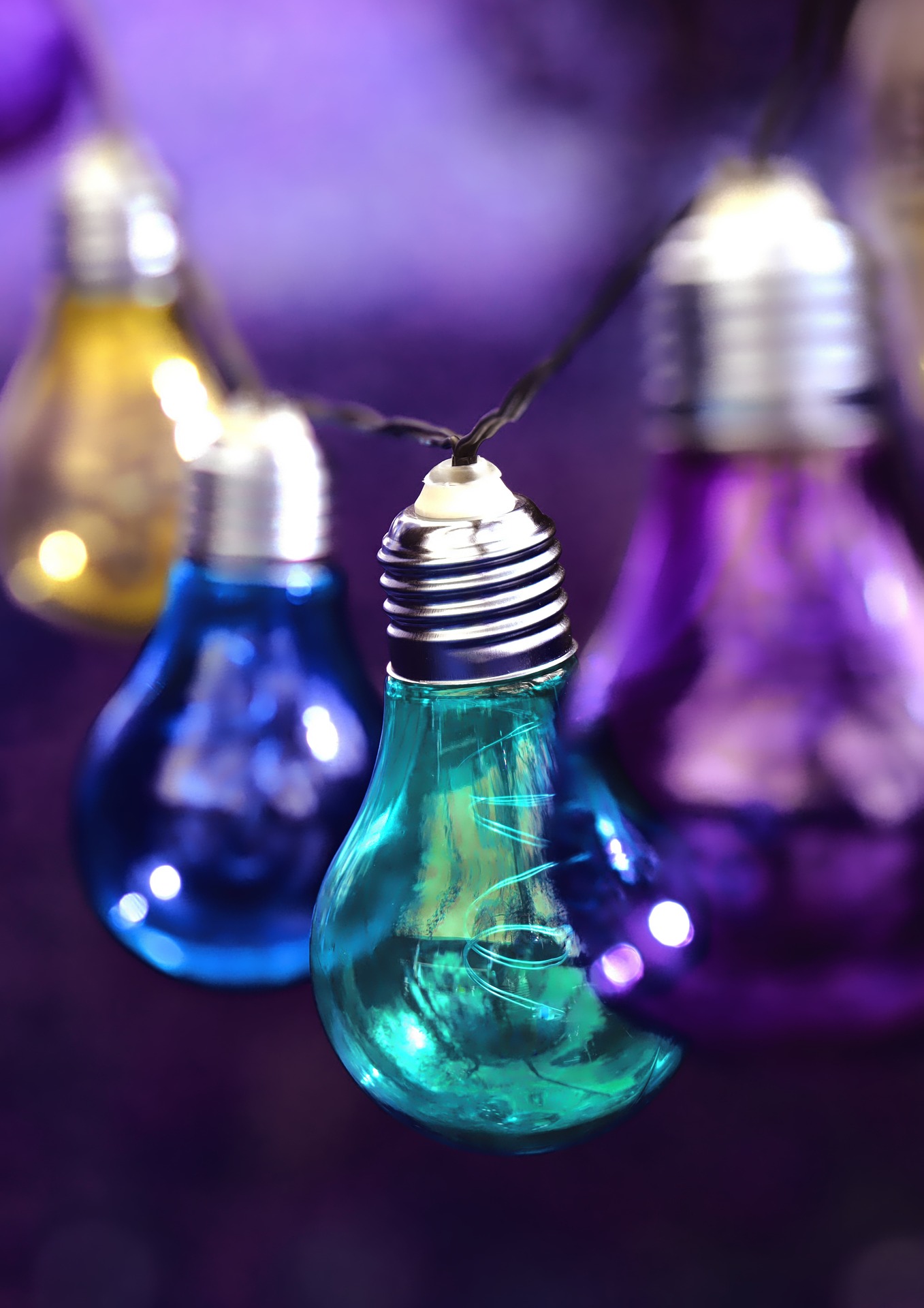 Colorful party lights